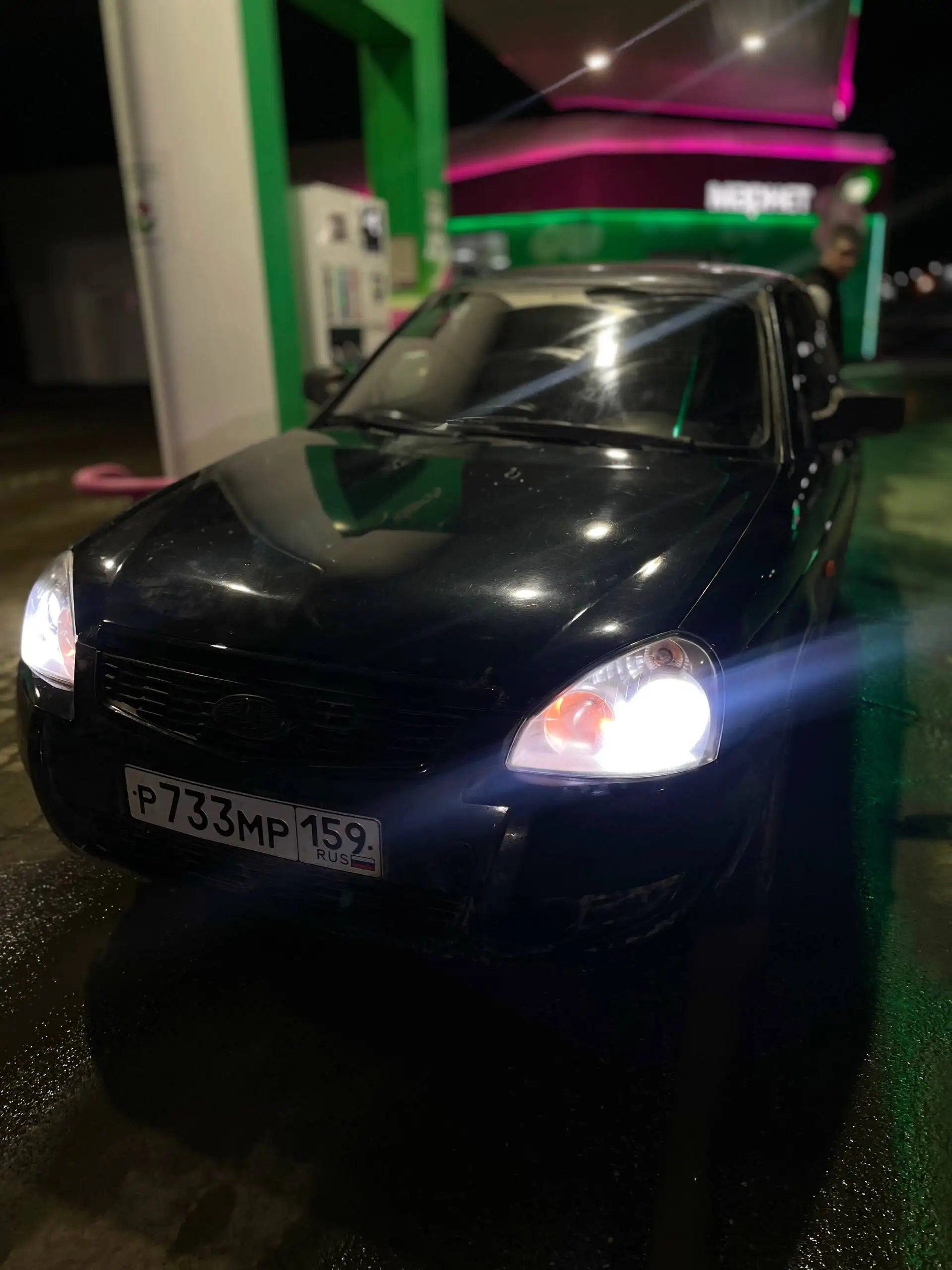 Продается черная Лада Приора седан - Легковые автомобили (Авто) в Ижевск