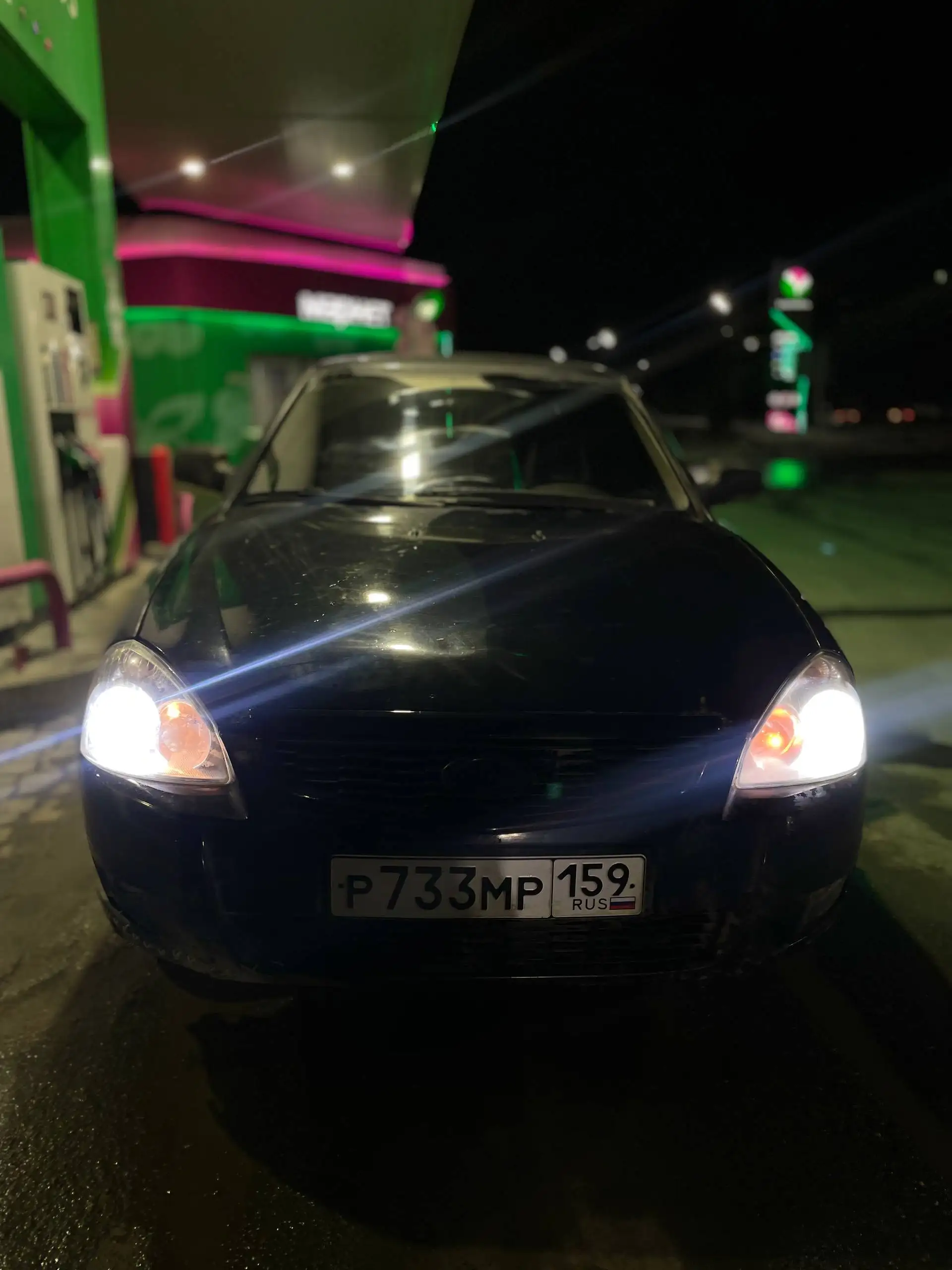 Продается черная Лада Приора седан - Легковые автомобили (Авто) в Ижевск