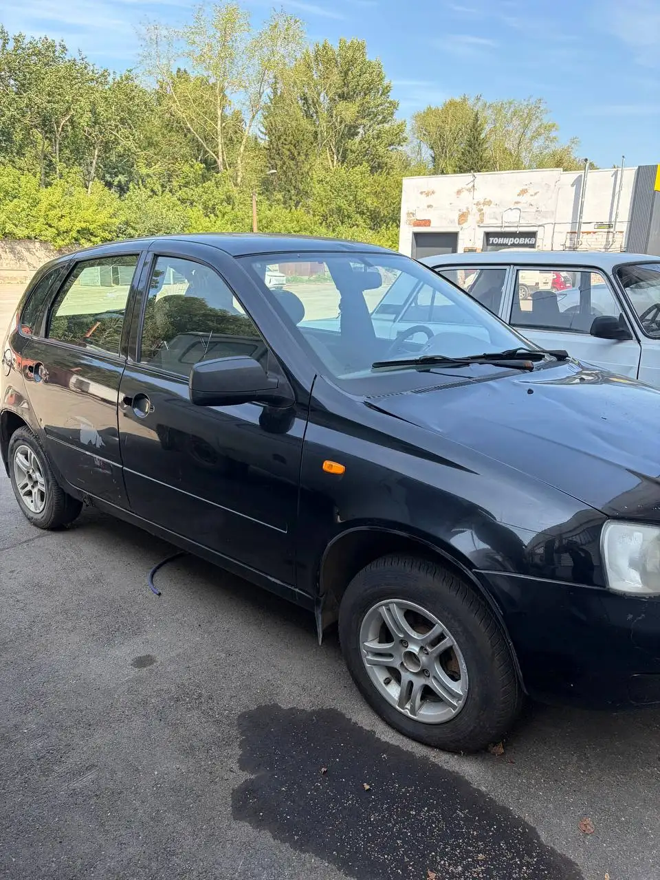 Lada Kalina 2010, зеленая, цена 100к - Легковые автомобили (Авто) в Ижевск