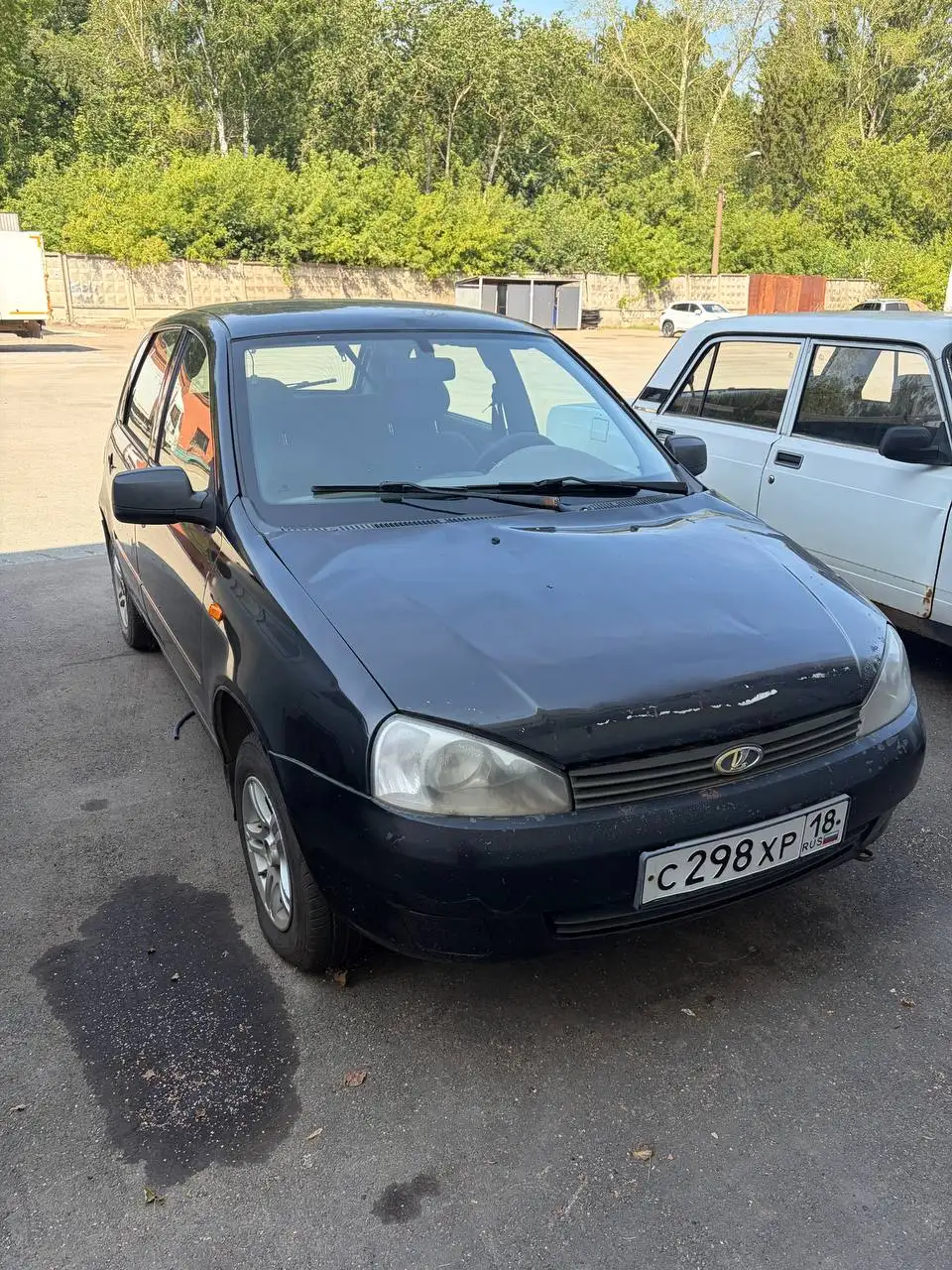 Lada Kalina 2010, зеленая, цена 100к - Легковые автомобили (Авто) в Ижевск