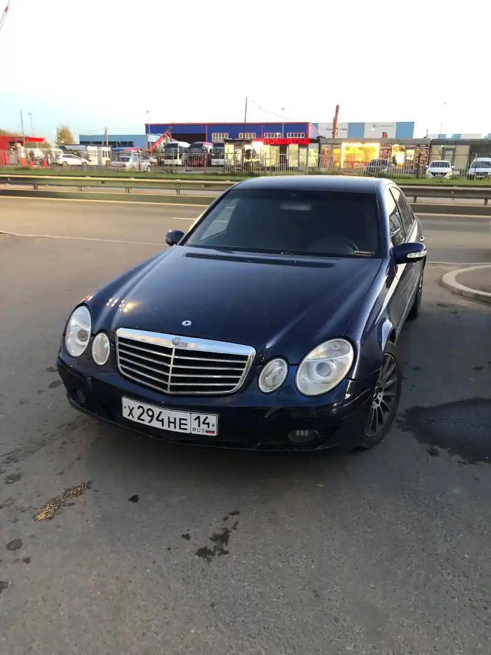 Mercedes W211 3.2 с повреждениями