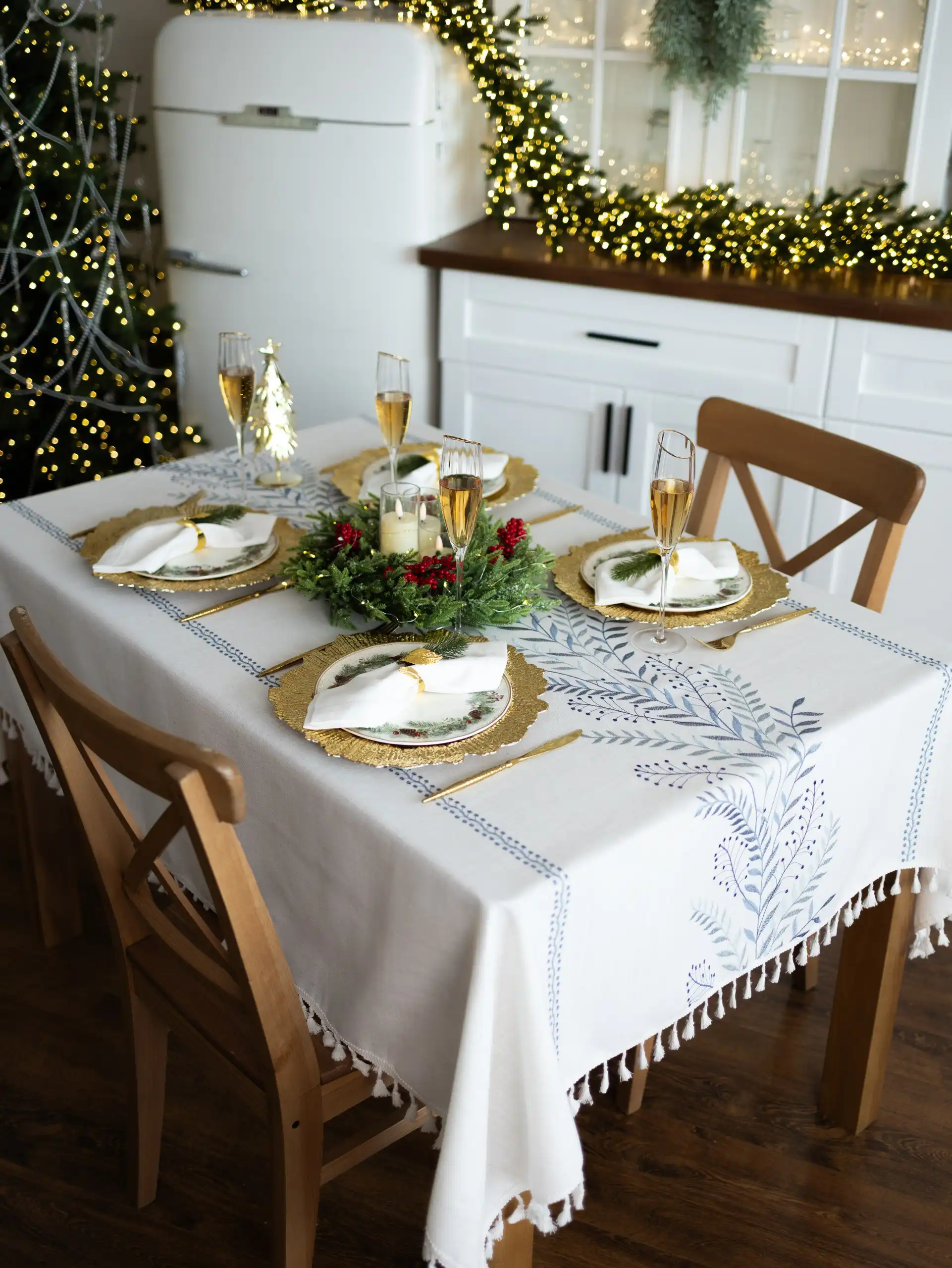 Скатерть тканевая водотталкивающая 100х160