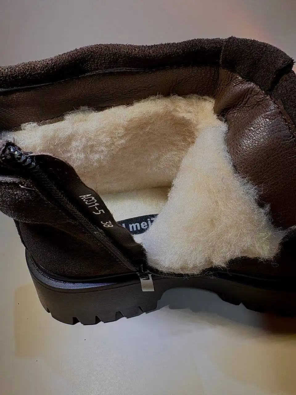 Зимние женские ботинки из натуральной замши - Обувь (Одежда) в Воронеж