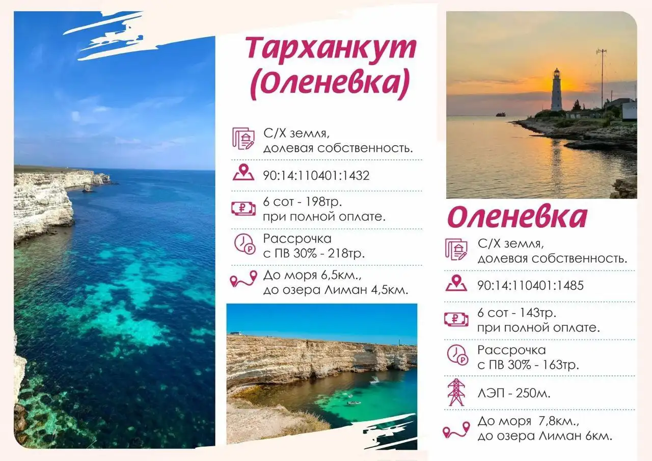 Продажа земельных участков в Крыму, Калининградской области и Карелии - Земельные участки (Недвижимость) в Москва