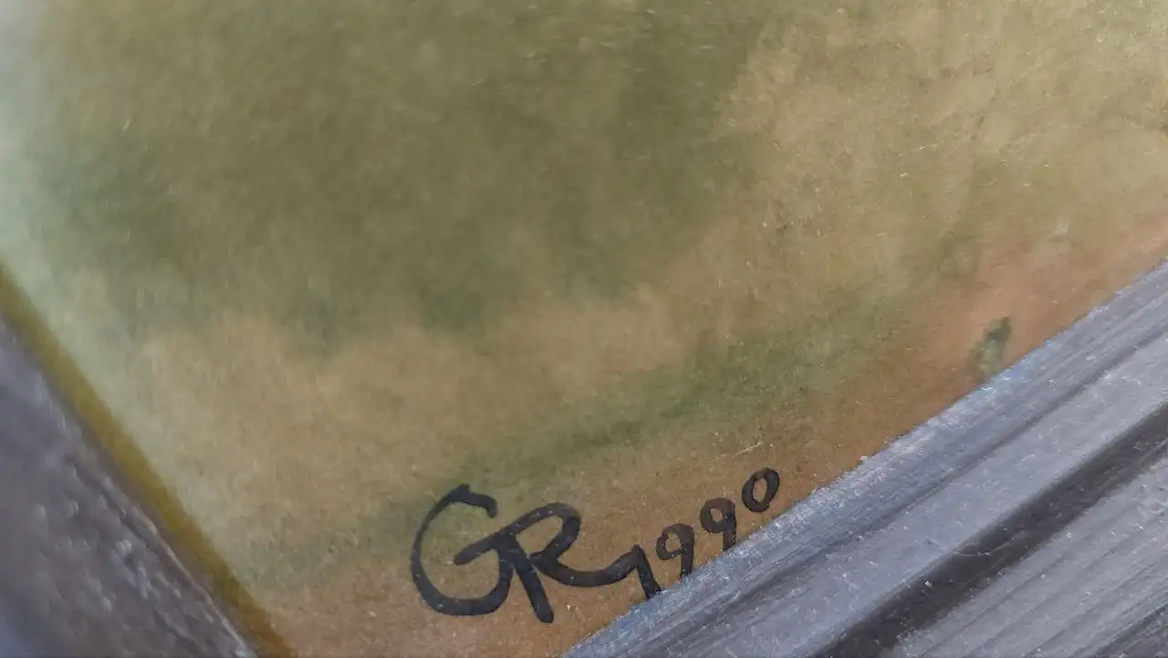 Картина «Псковская земля. Церковь в деревне Устье» (1990 г.) Гаряев Р.М - Картины (Хобби и отдых) в Москва