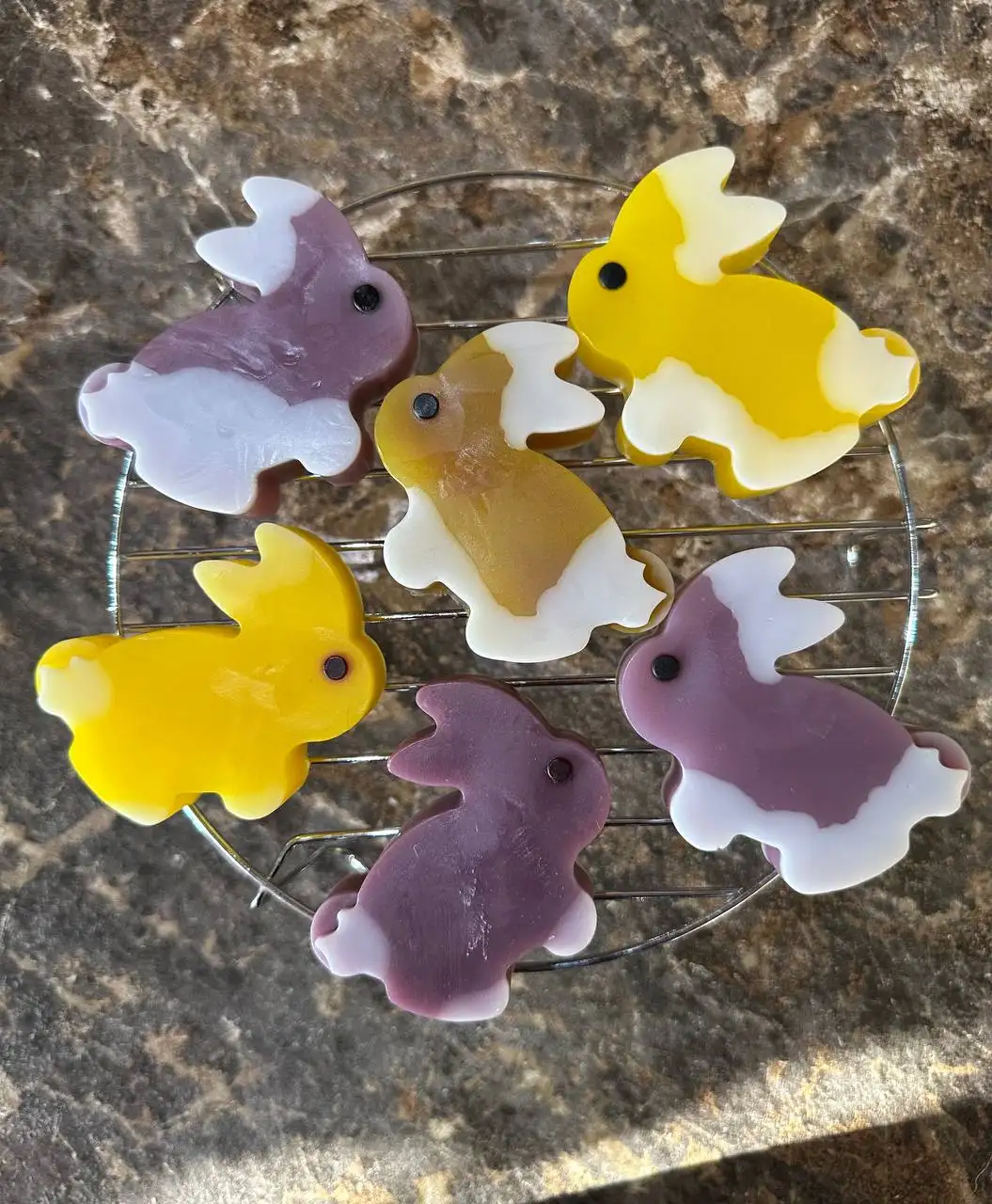 Мыло ручной работы в форме зайчика к Пасхе - Мыло ручной работы (Барахолка) в Москва