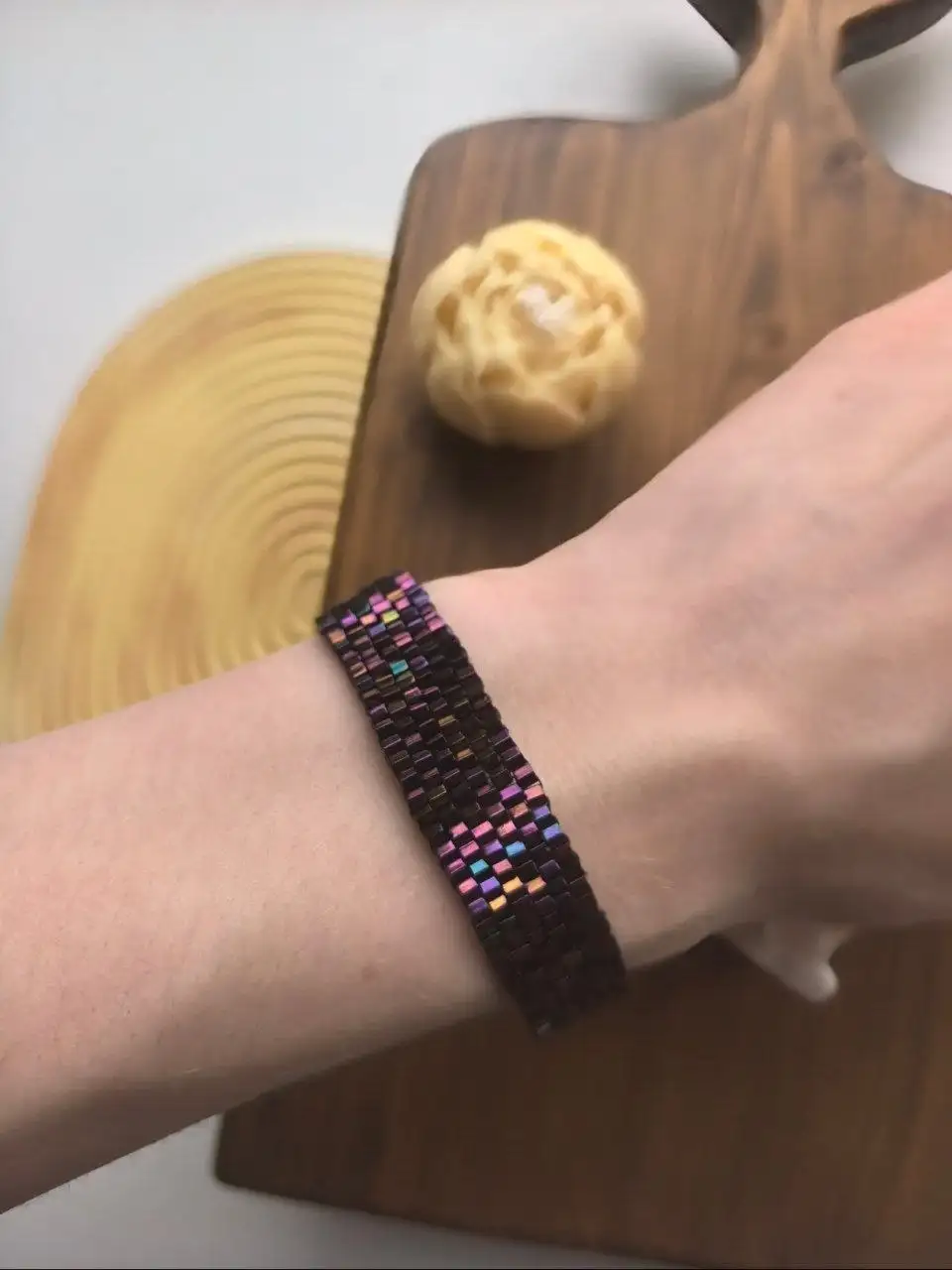 Браслет из шестигранного японского бисера - Бижутерия (Хобби и отдых) в Москва