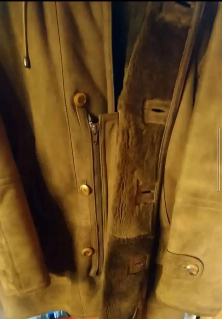 Мужская дубленка натуральная 52-54 размер - Верхняя одежда (Одежда) в Москва