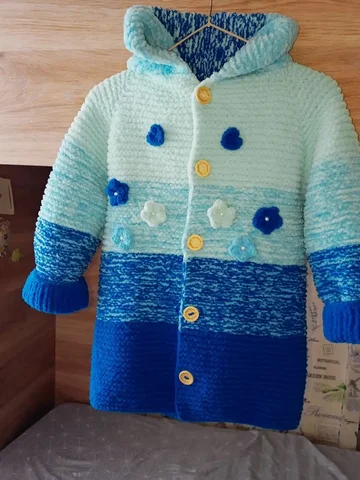 Кардиган ручной работы для детей 6-9 лет - Одежда в Москва