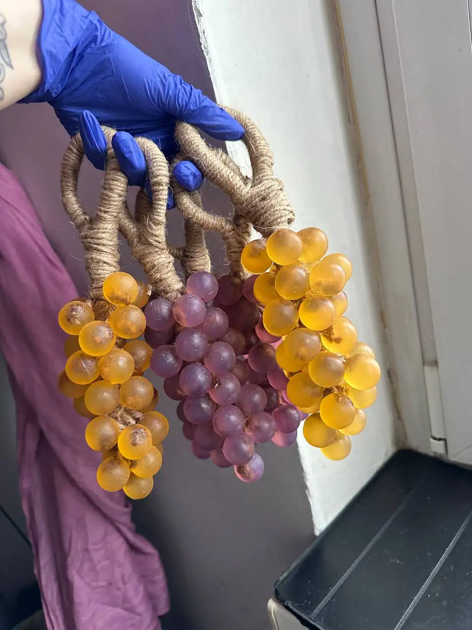 Мыло ручной работы в виде виноградной грозди - Красота и здоровье в Москва