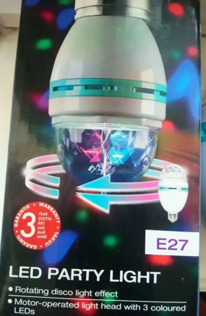 Продам вращающуюся светодиодную лампу Musical Lamp - Освещение (Электроника) в Москва