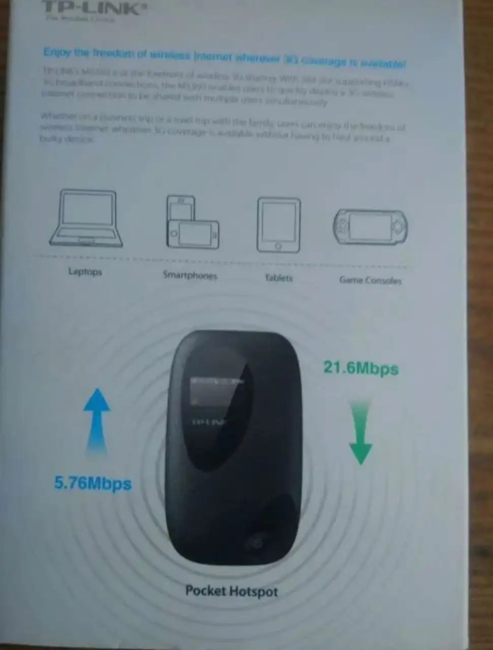 Мобильный Wi-Fi роутер TP-LINK M5350 - Сетевое оборудование (Электроника) в Москва