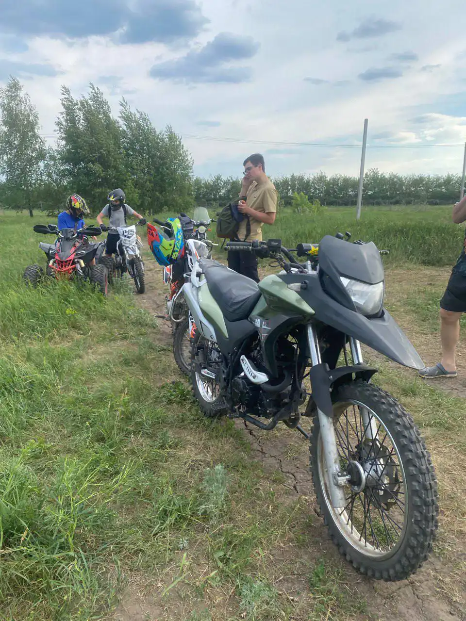 Мотоцикл в хорошем состоянии