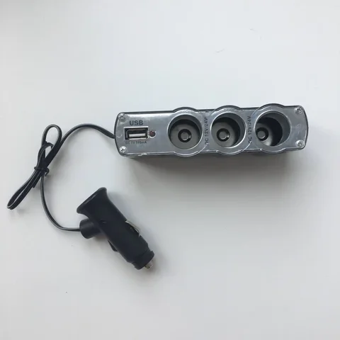 Автомобильный разветвитель на 3 порта и USB - Авто барахолка в Воронеж