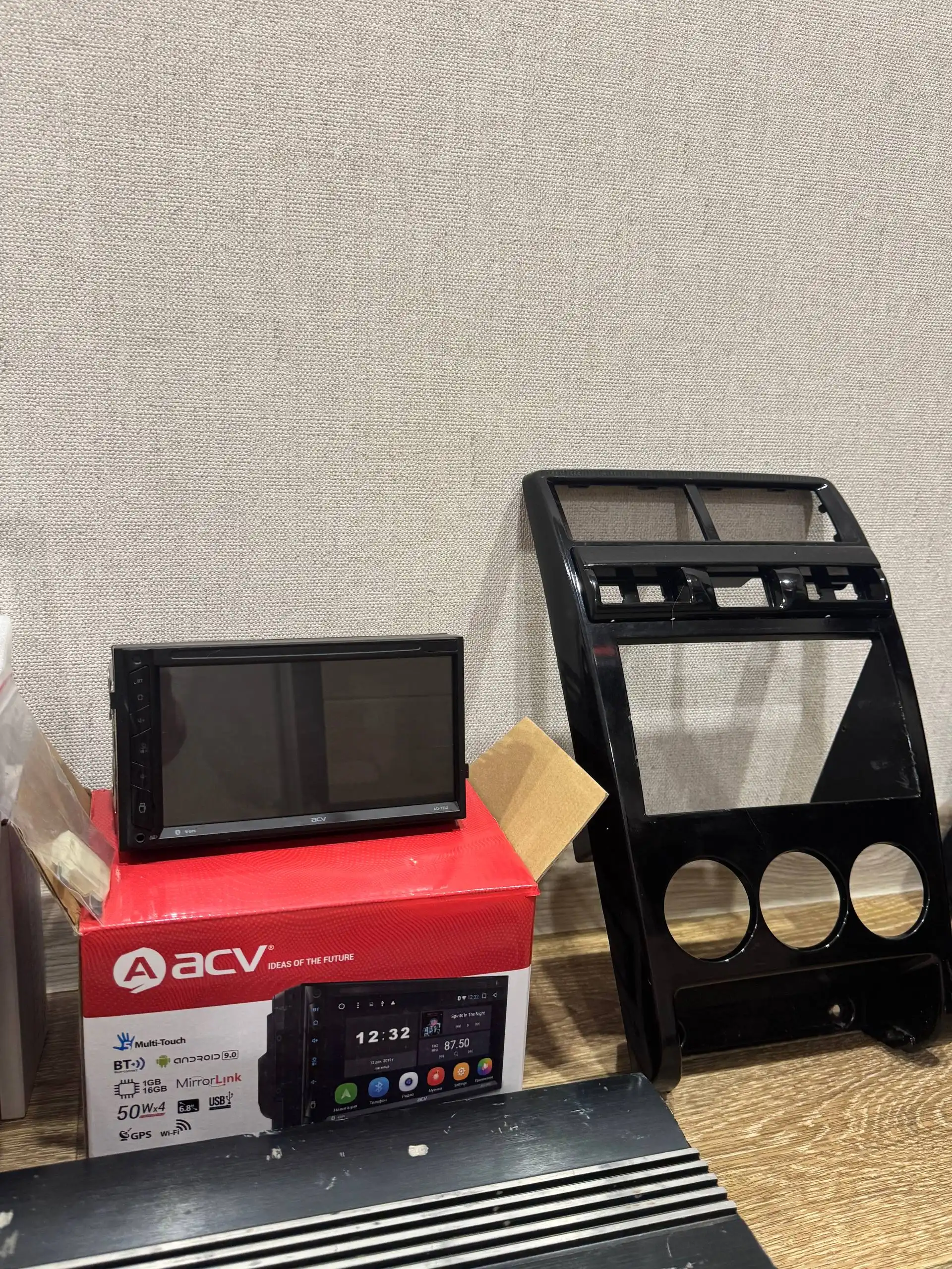 Консоли на приору под стандартную магнитолу и андроид 7 дюймов