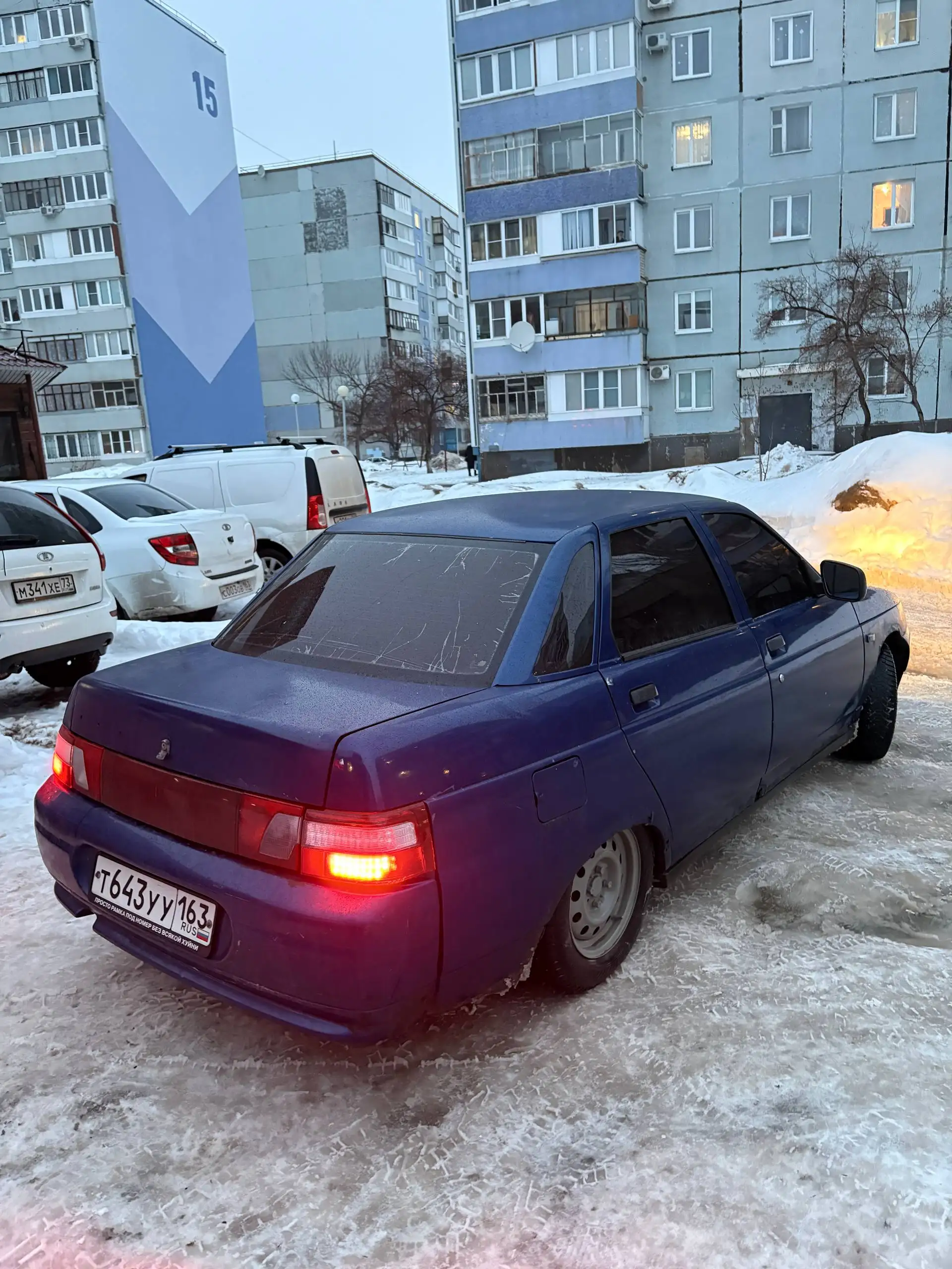 ВАЗ-2110 2002 года, люксовая, синий цвет, Тольятти - Легковые автомобили (Авто) в Тольятти