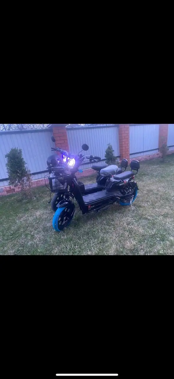 Электро-скутер SK8 черный, мощность 600W - Электроскутеры (Авто) в Тольятти