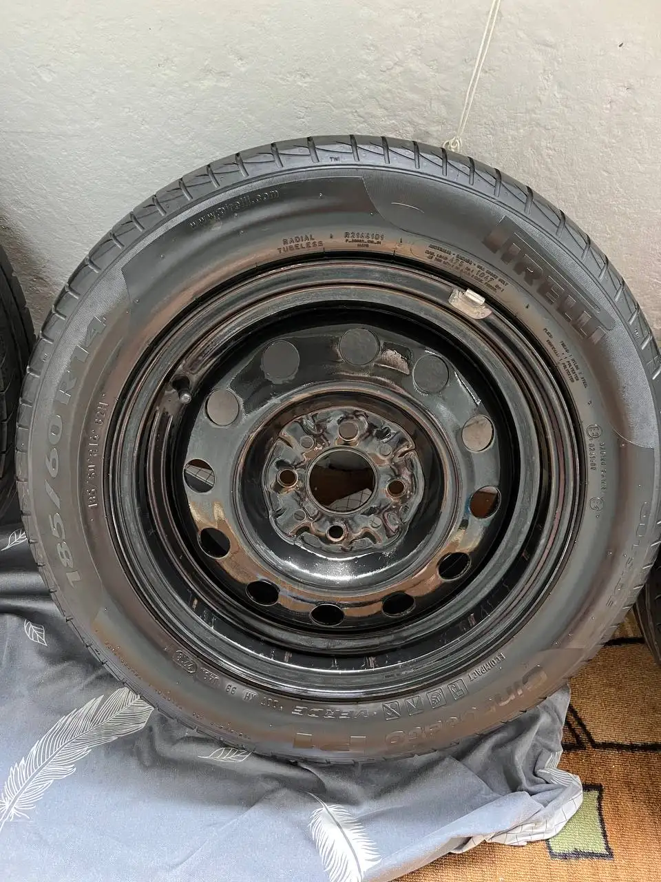 Продам комплект колес на ВАЗ 2109 с резиной Pirelli - колёса и шины (Запчасти) в Тольятти