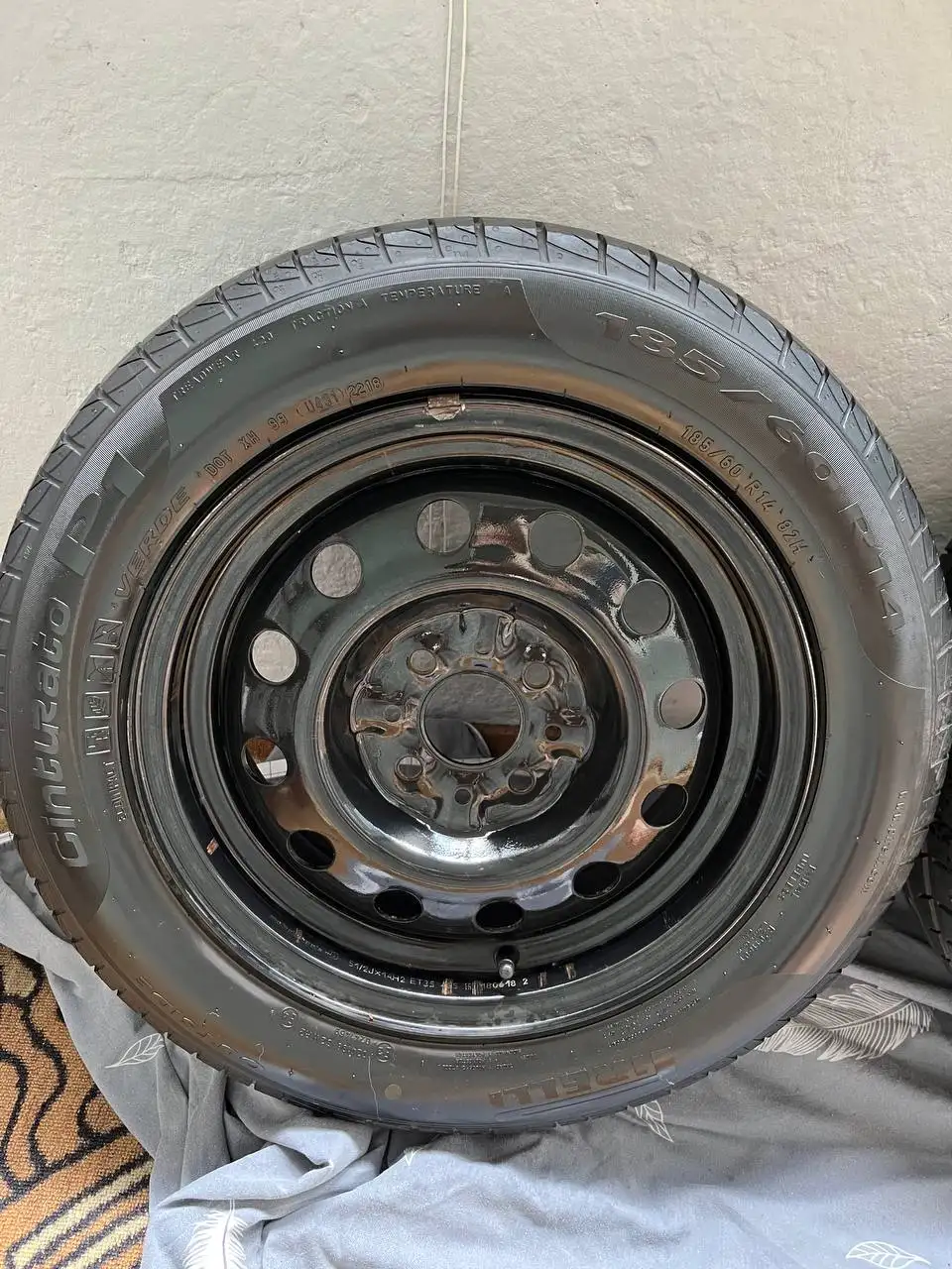 Продам комплект колес на ВАЗ 2109 с резиной Pirelli - колёса и шины (Запчасти) в Тольятти
