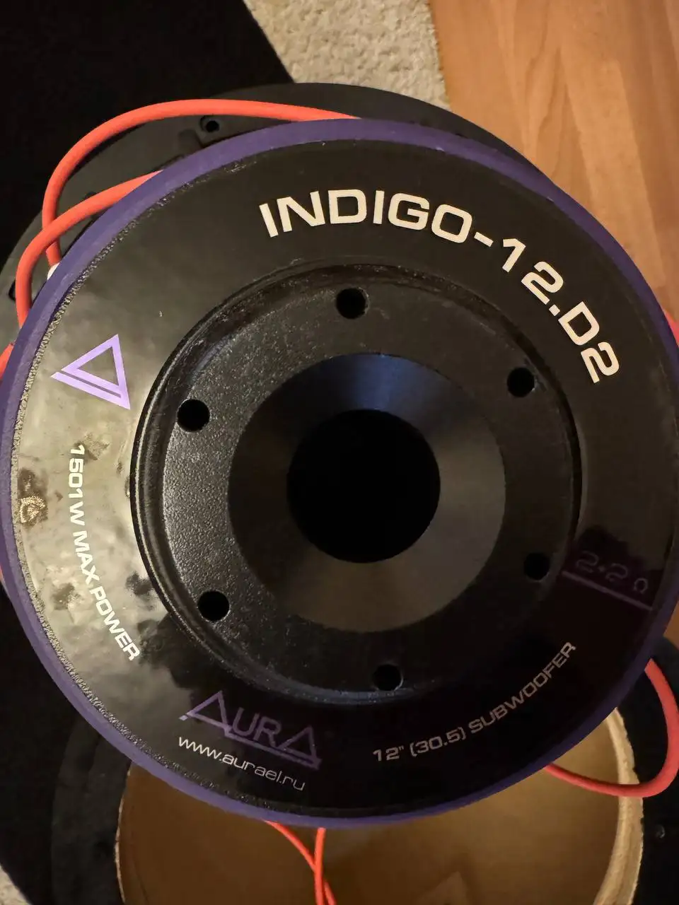 Сабвуфер AURA Indigo12D2 в коробе - Автозвук (Авто) в Тольятти