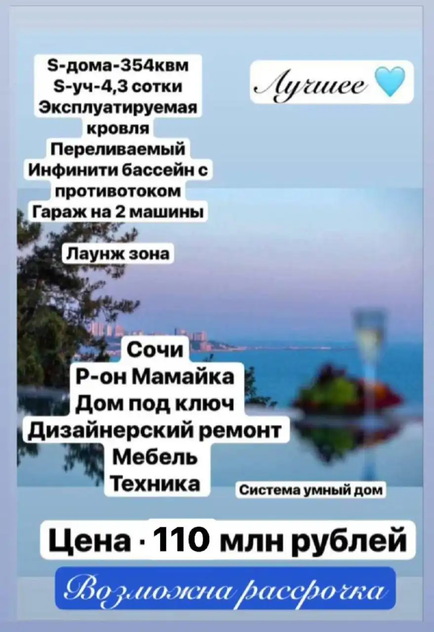 Мини-коттеджный поселок в Мамайке, Сочи - Дом (Недвижимость) в Сочи