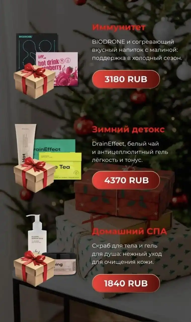 Новогодние подарки от компании NL