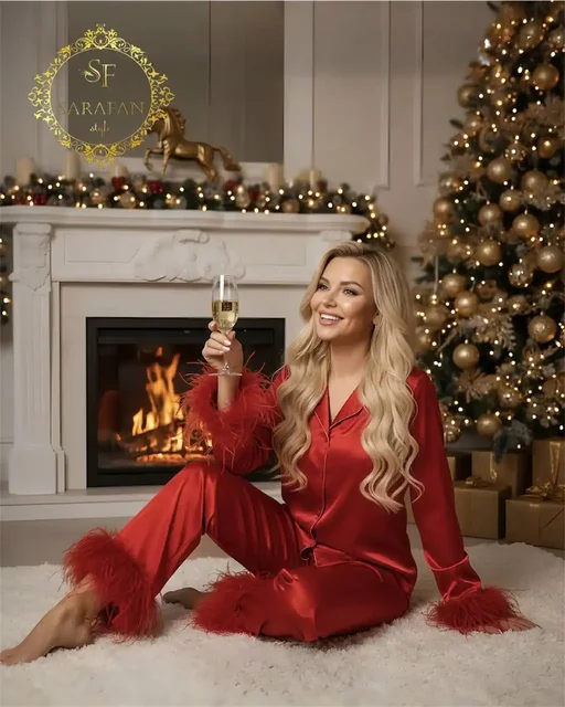 Пижамы и халатики к Новому году - Одежда в Томск