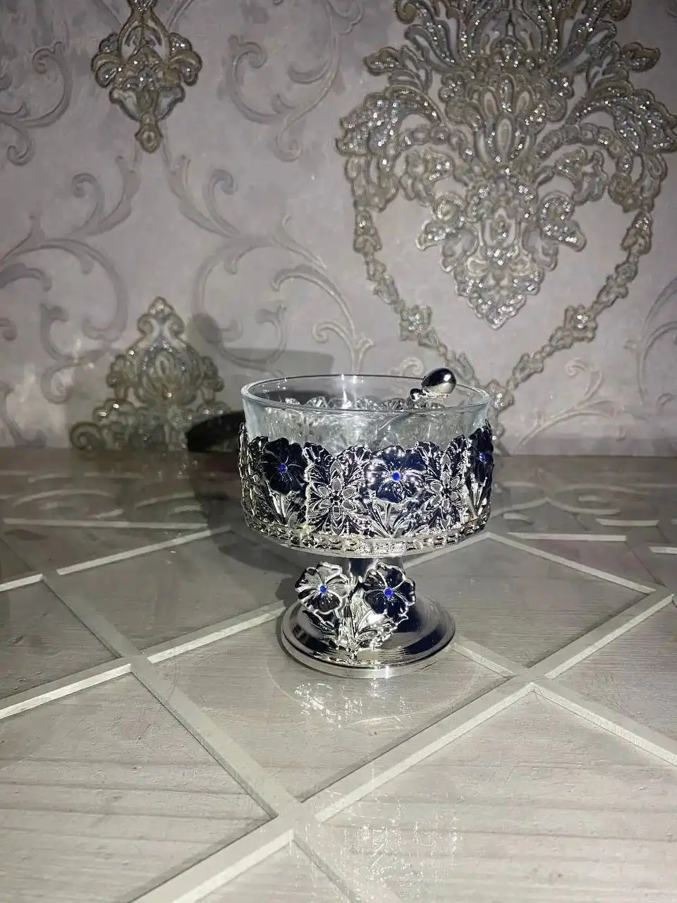 Креманка с ложечкой новая в заводской упаковке