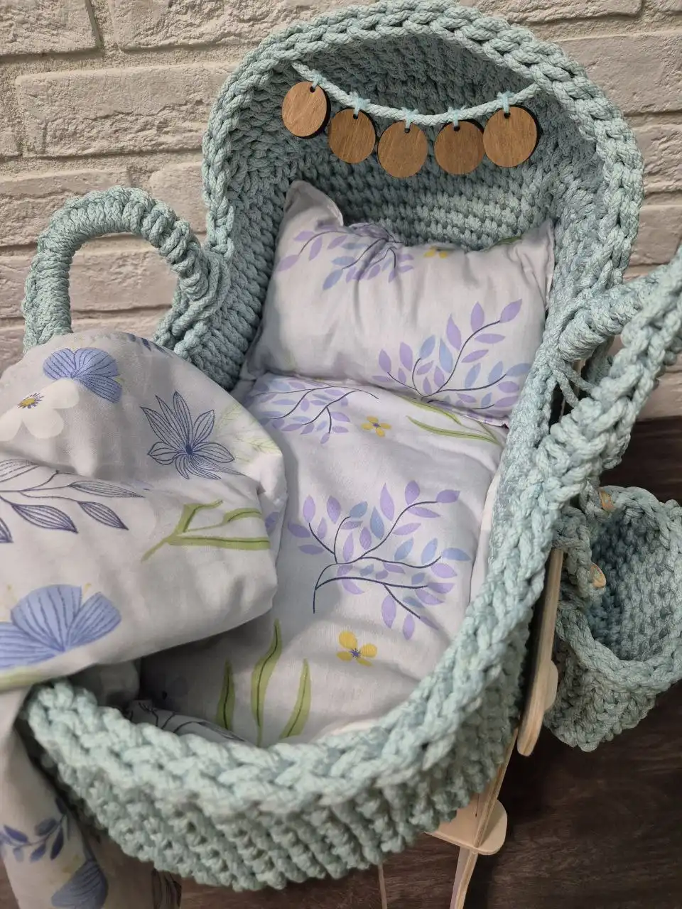 Люлька качалка для куклы ручной работы - Товары для детей в Томск