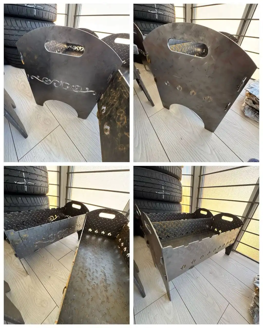 Мангал ручной работы из стали 3мм