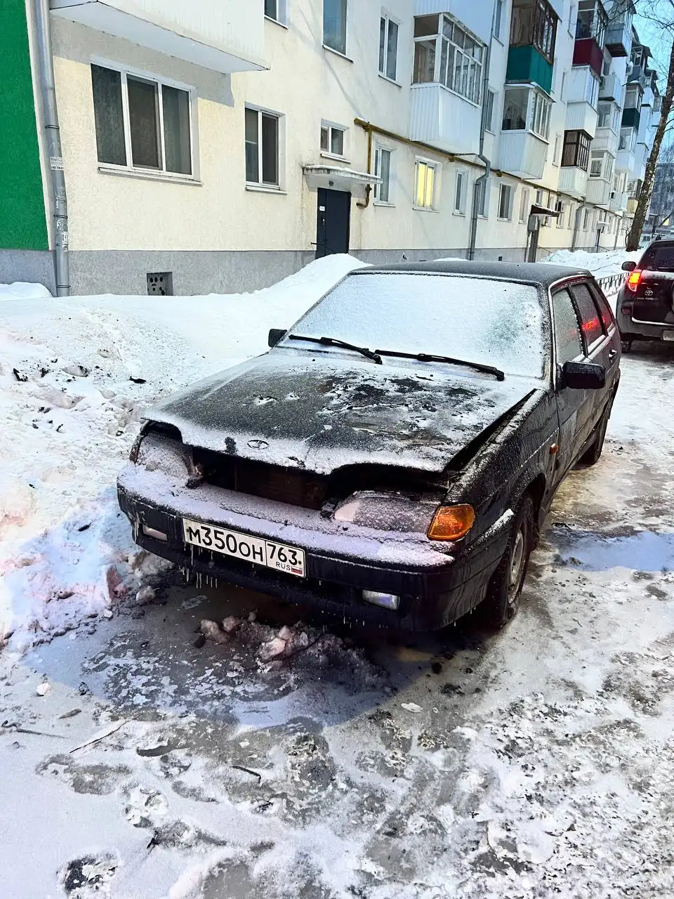 Продажа автомобиля с повреждением после возгорания - Авто в Самара