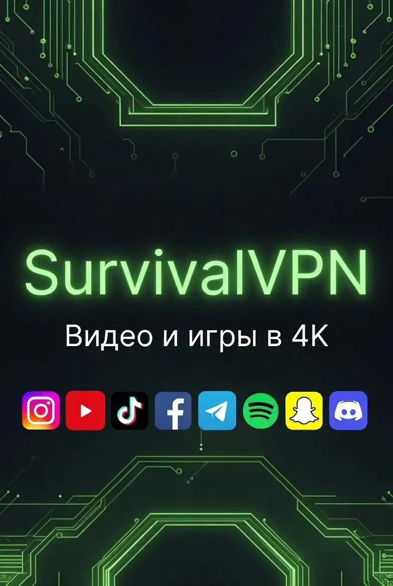 SurvivalVPN: Молниеносный VPN без потери скорости - VPN (Услуги) в Самара