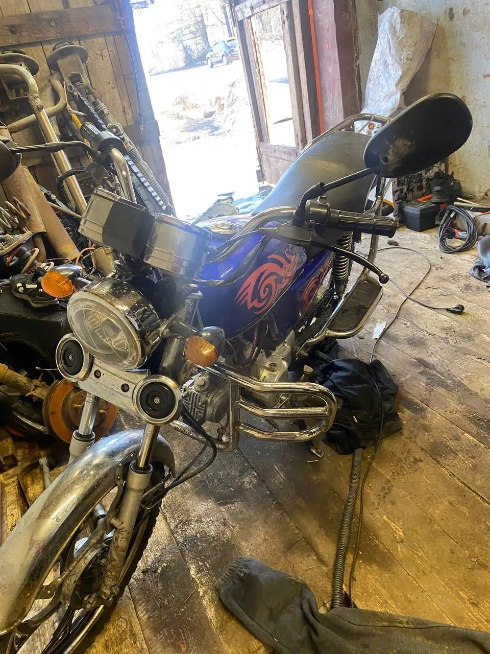 Продажа мопеда Альфа с документами - Мотоциклы и мопеды (Авто) в Киров