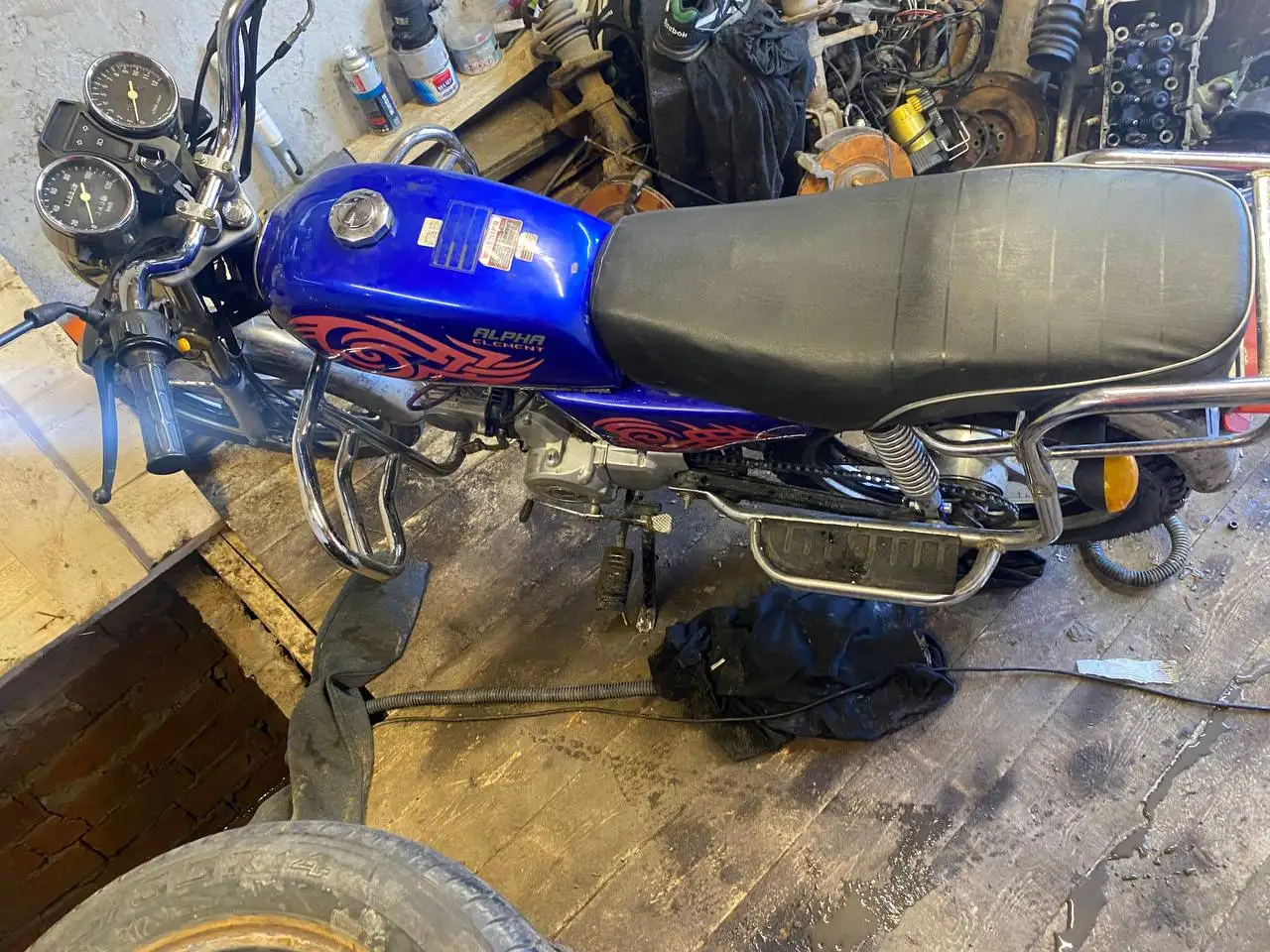 Продажа мопеда Альфа с документами - Мотоциклы и мопеды (Авто) в Киров