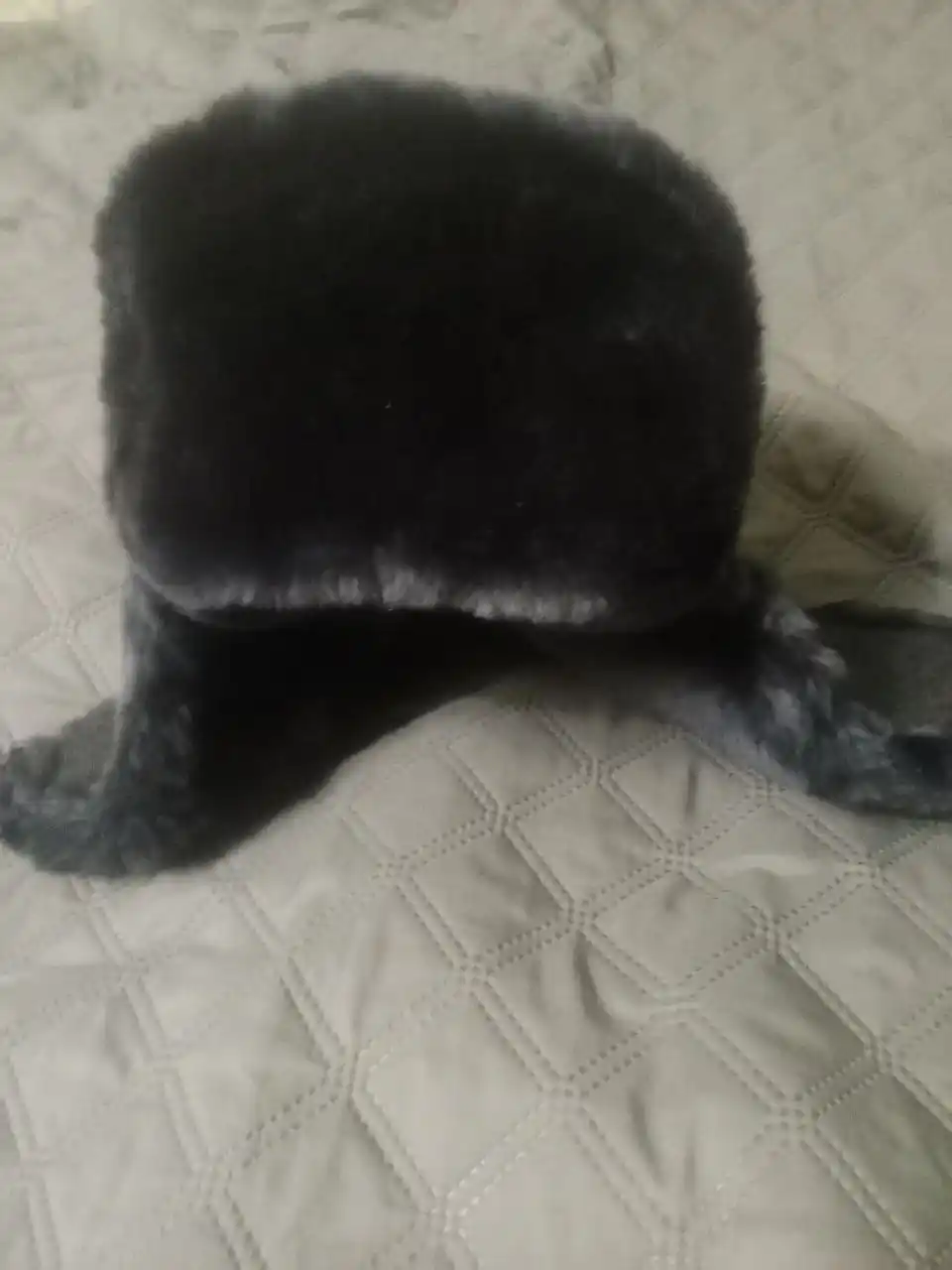 Военная шапка натуральный мех