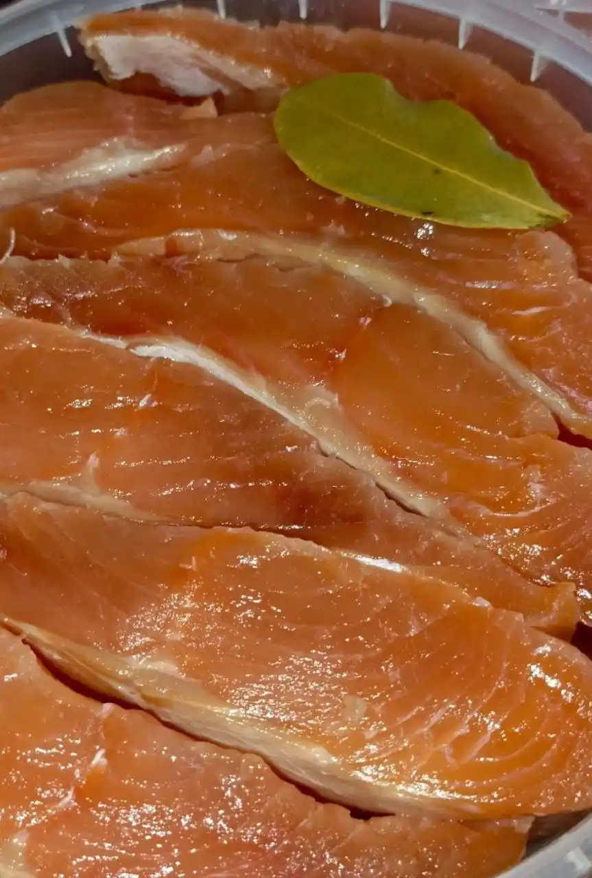 Кета слабосолёная свежее поступление