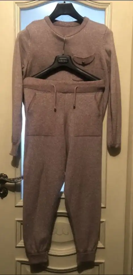 Костюм вязаный с люрексом