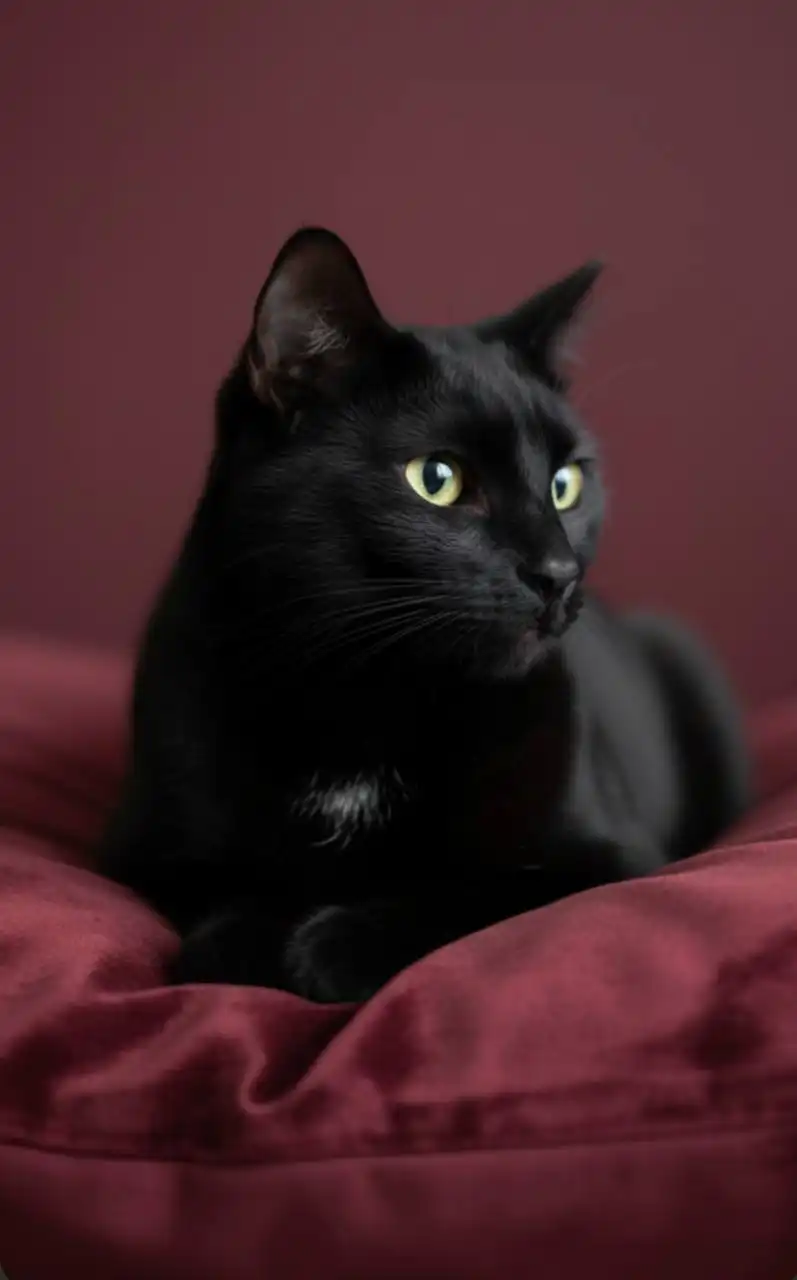 Черный котик ищет дом