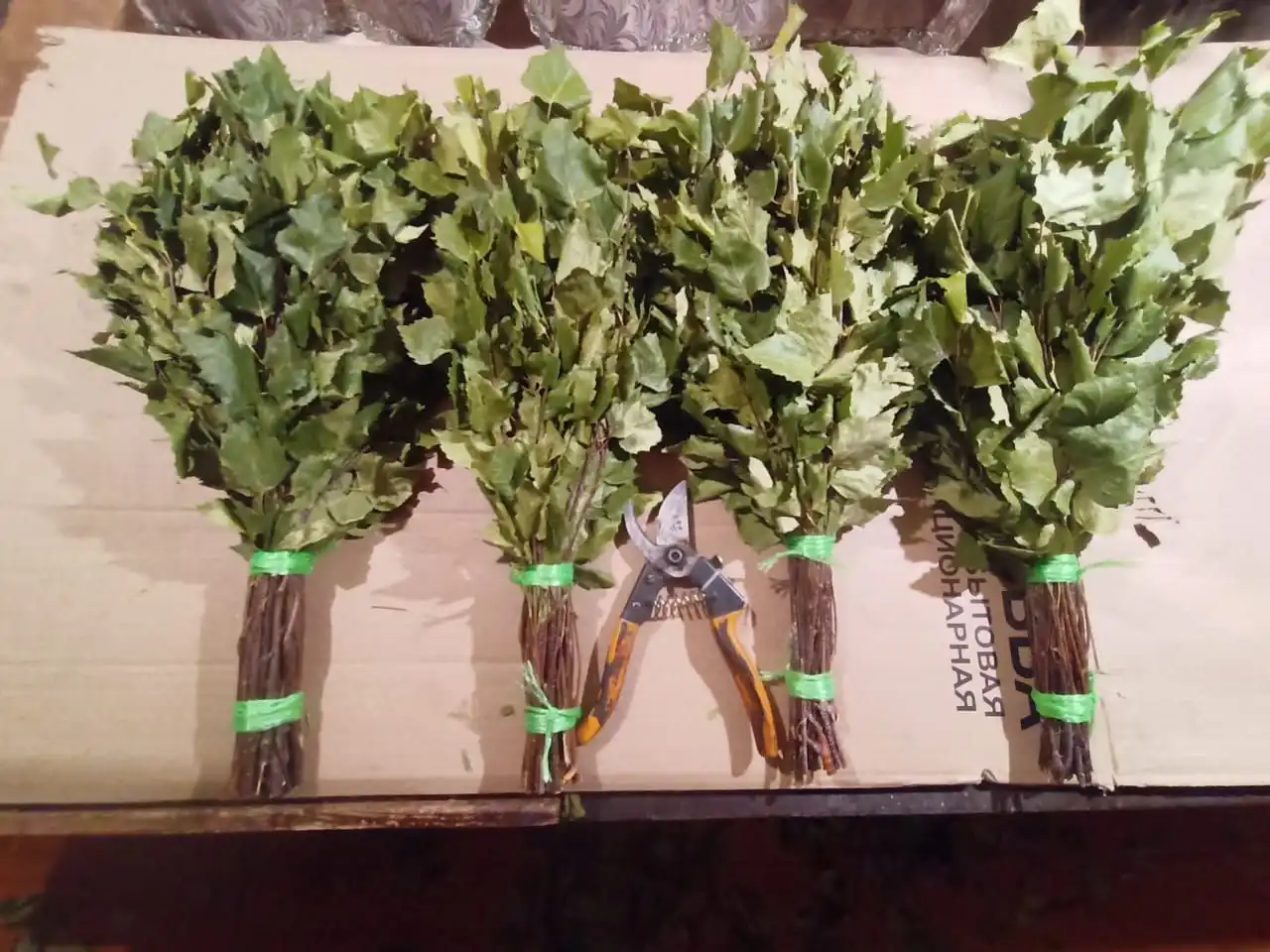 Берёзовые веники для бани