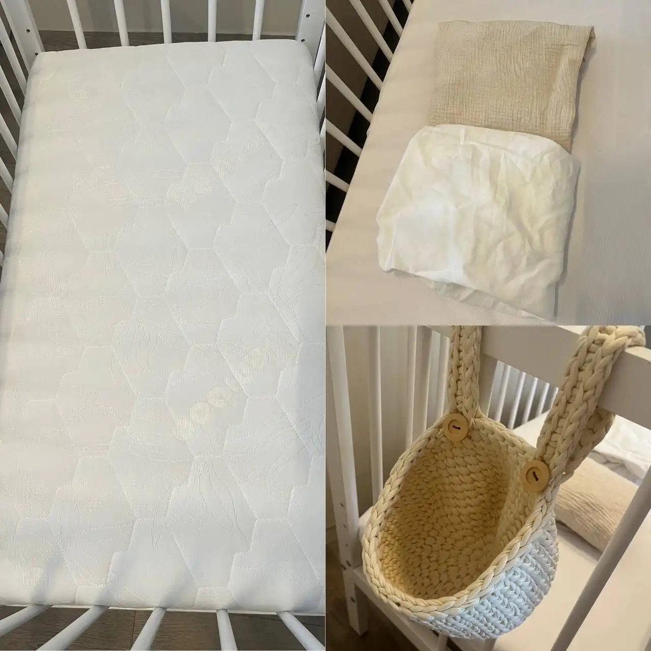 Продам детскую кроватку 50х90 с комплектом