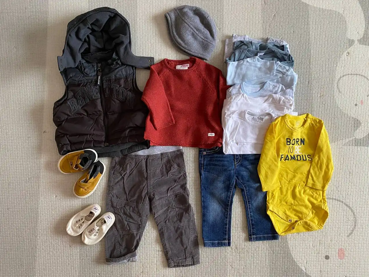 Детский комплект одежды и обуви Benetton, Zara, cool club