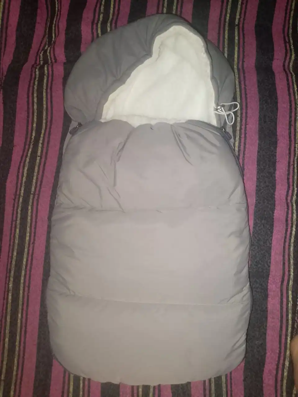 Зимний конверт с погремушкой