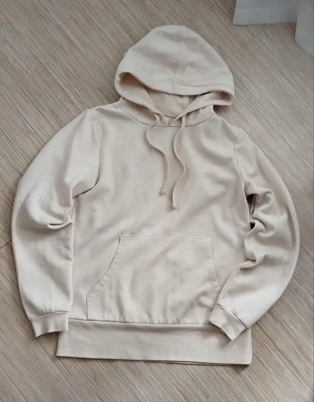 Женское худи с начесом, размер М, цвет бежевый молочный - Верхняя одежда (Одежда) в Томск