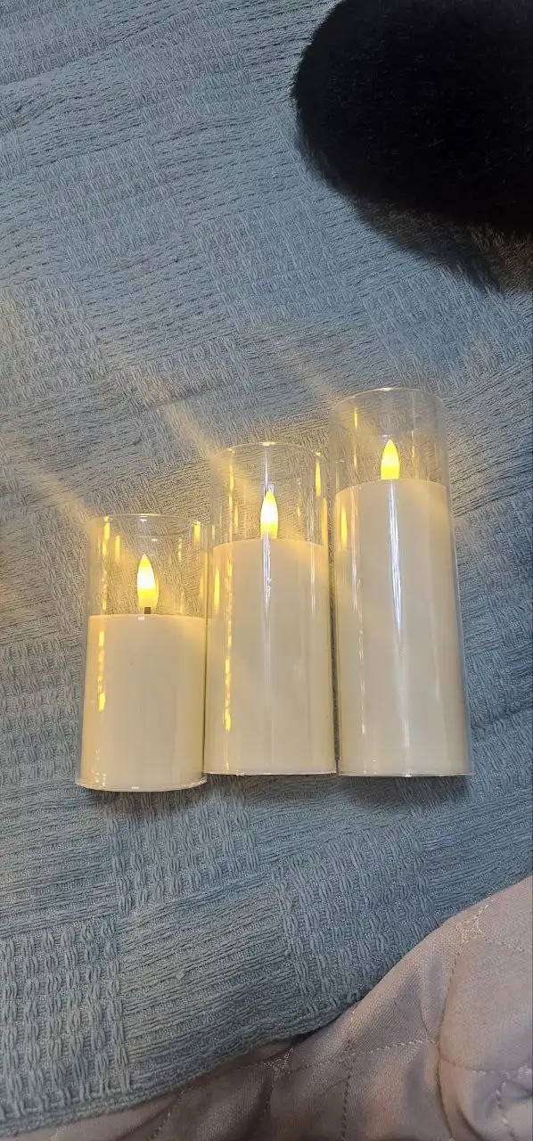 Свечи с эффектом мерцания на батарейках с пультом - Декор (Для дома и дачи) в Томск