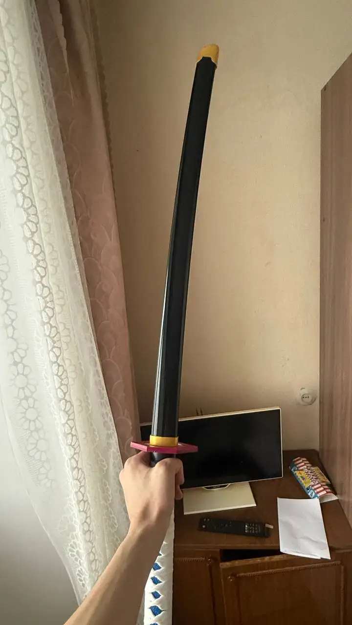 Продам катану Томиока Гию из аниме «Клинок, рассекающий демонов» - Коллекционные предметы (Хобби и отдых) в Томск