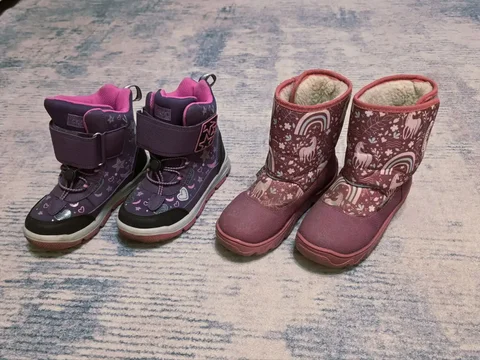 Зимние ботинки для девочки, размер 30, б/у - Спецобувь в Томск