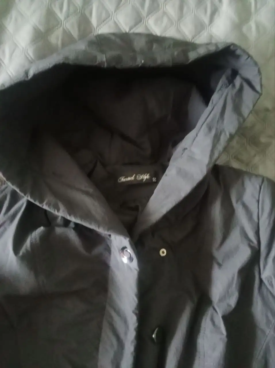 Женское балонное пальто черного цвета - Верхняя одежда (Одежда) в Томск