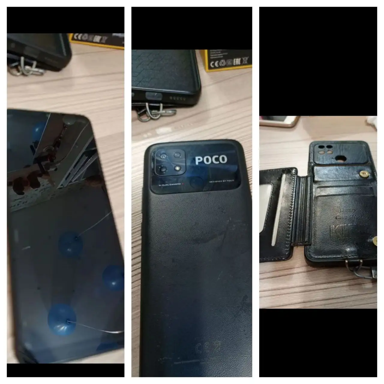 Продам бу телефон Poco C40 Power Black 32ГБ - Телефоны (Электроника) в Томск