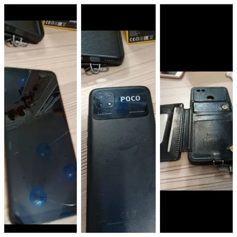 Продам бу телефон Poco C40 Power Black 32ГБ - Телефоны и смартфоны в Томск