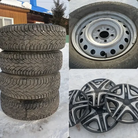 Комплект зимней резины на дисках Matador 225/70 r16 - Колёса и диски в Томск